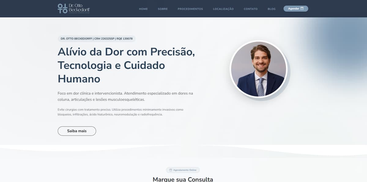 Case de sucesso - Dr. Otto Beckedorff